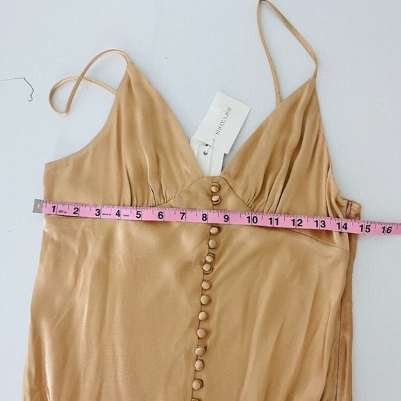 Shona Joy BNWT La Lune Bias Cut Slip Dress Women's Size 12 Desert Rose - Picture 11 of 11